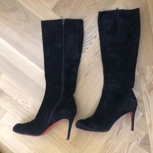 Christian Louboutin suede boots